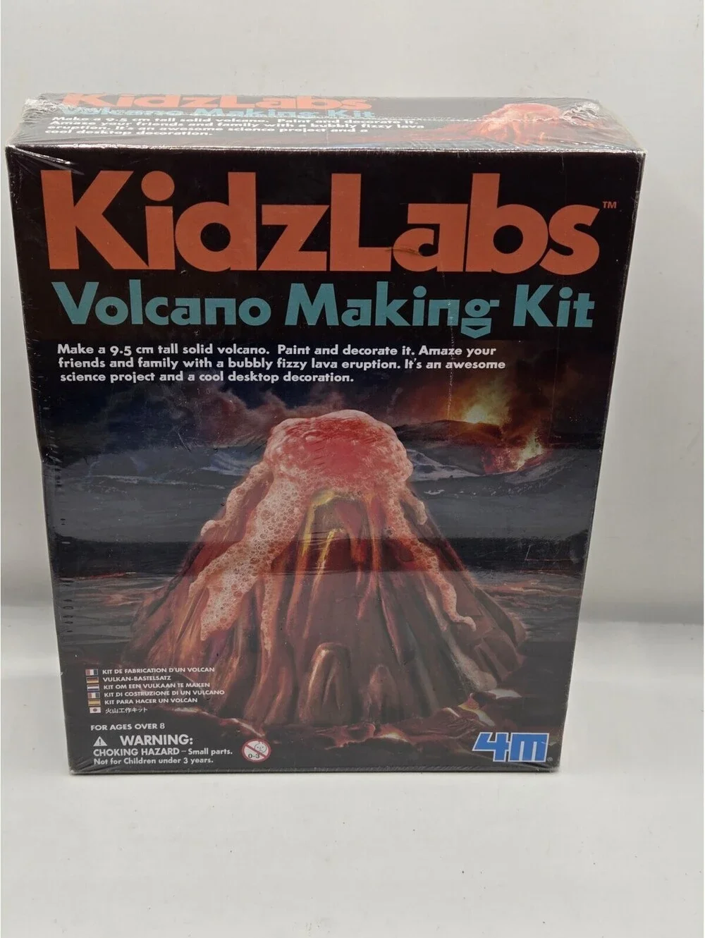 4M KidzLabs Volcano Making Kit - DIY Geology Chemistry Lab STEM